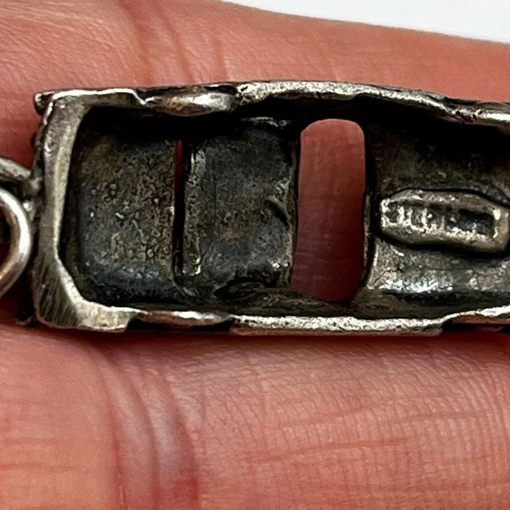 Rare vintage 1950’s Thunderbird car Sterling silver charm pendant
